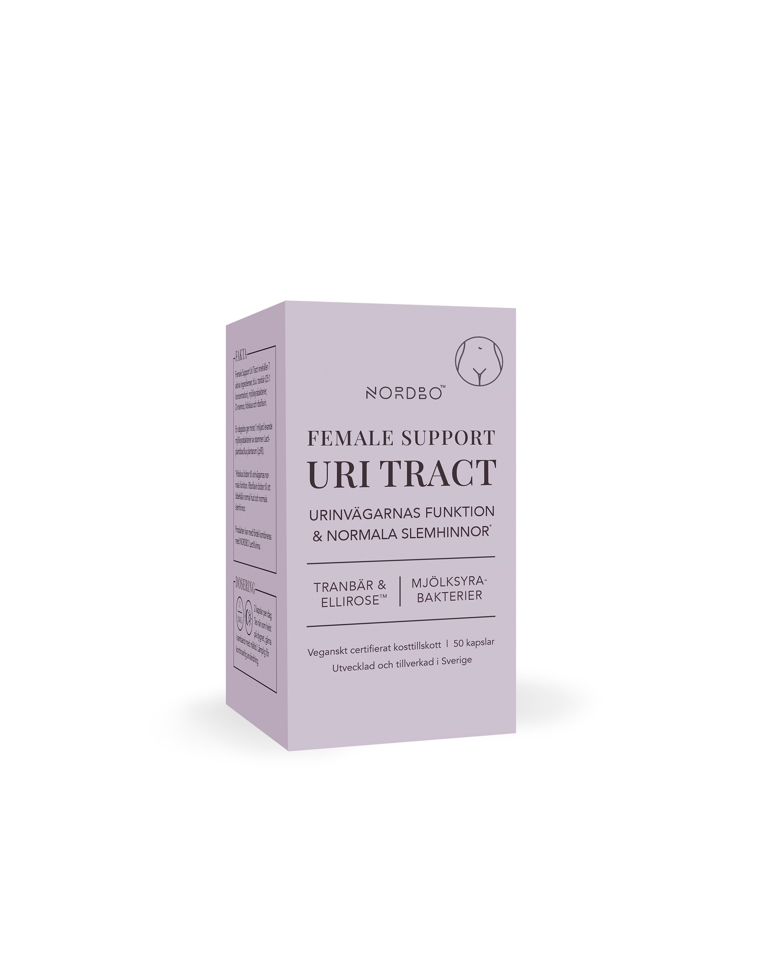NORDBO FEMALE SUPPORT URITRACT 50 KAPSLER