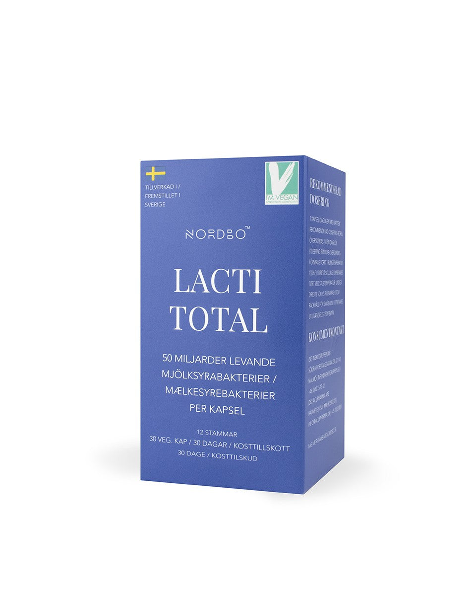 NORDBO LACTITOTAL 30 KAPSLER - VEGANSK
