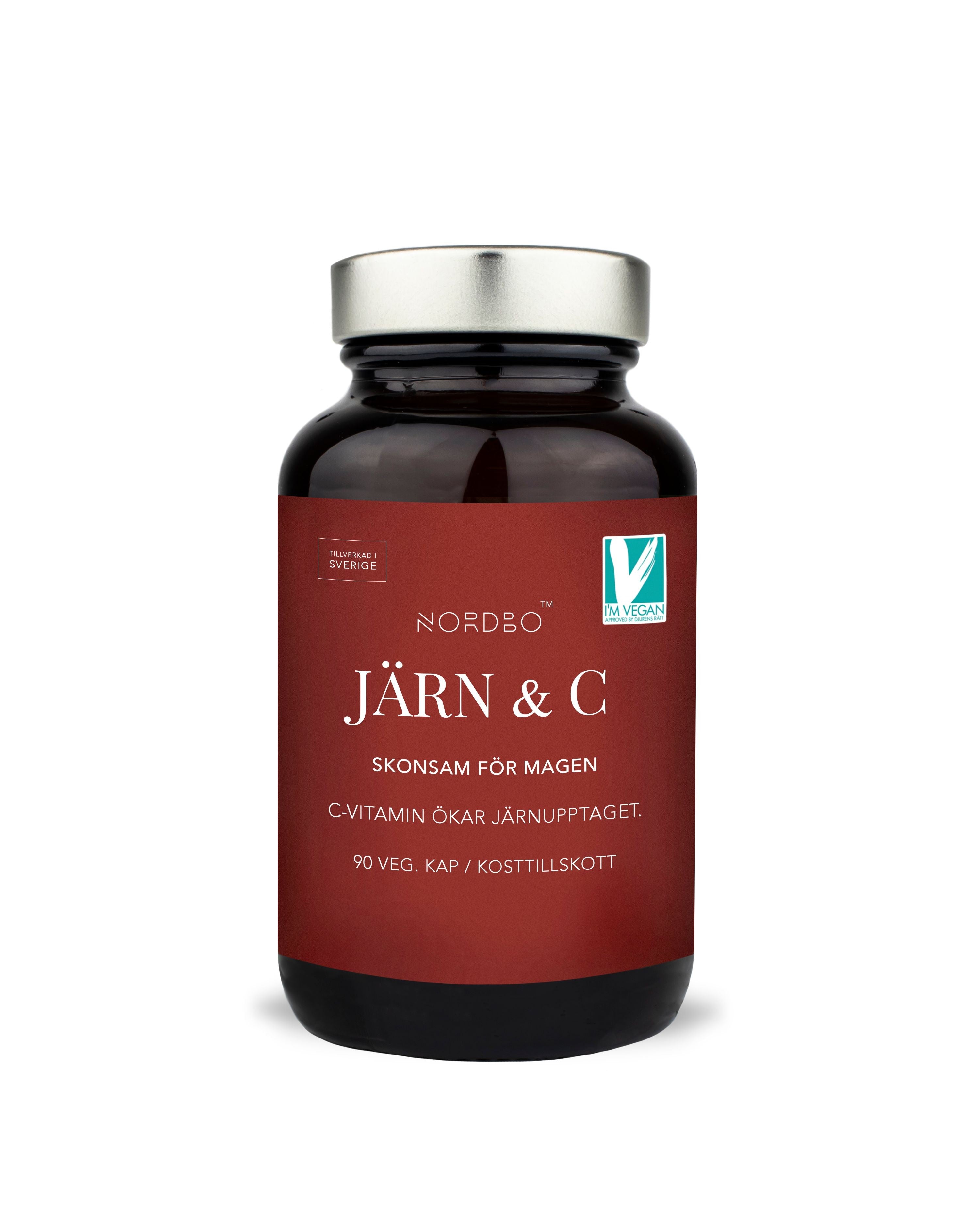 NORDBO JERN & C 90 KAPSLER - VEGANSK