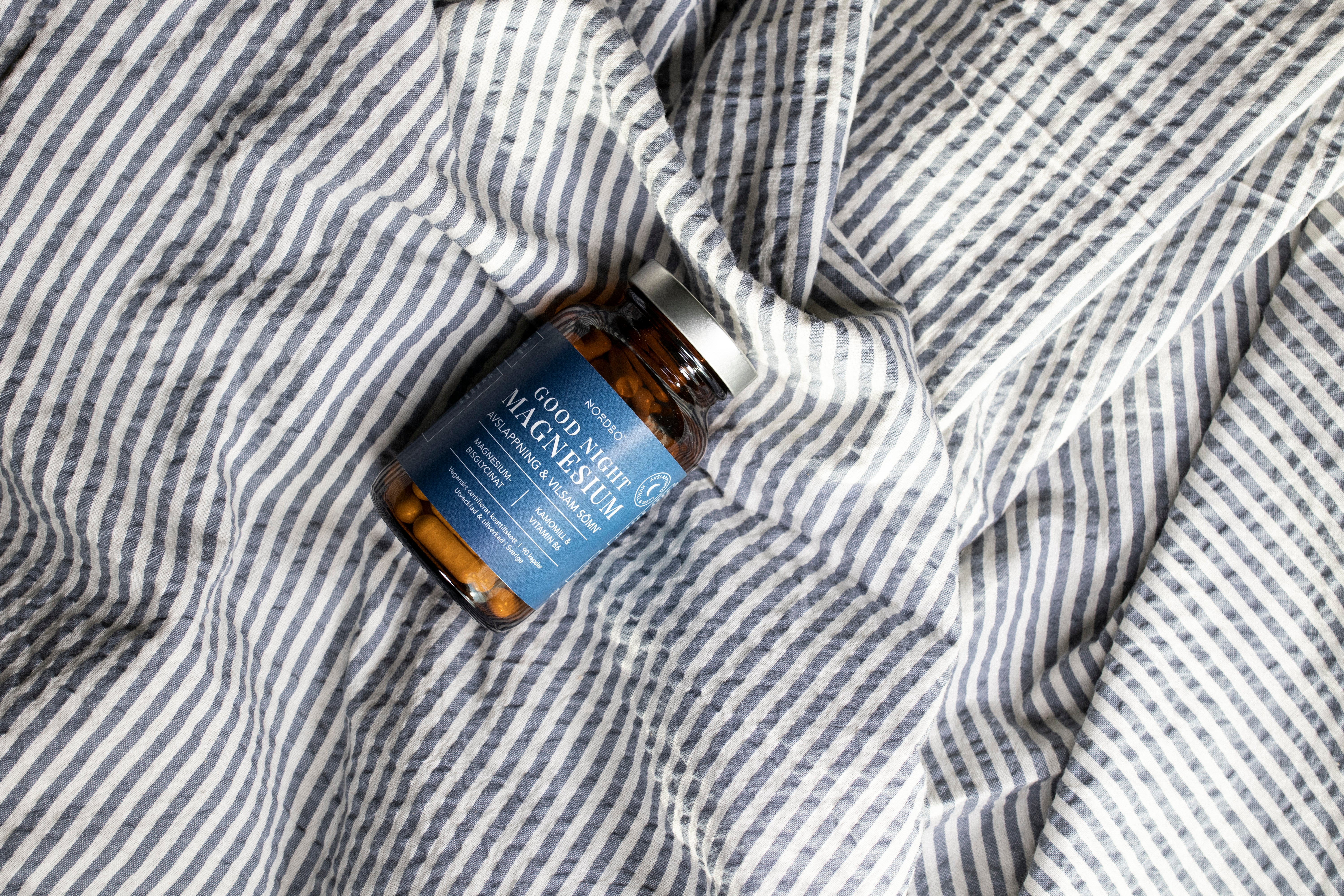 NORDBO GOOD NIGHT MAGNESIUM 90 KAPSLER - VEGANSK