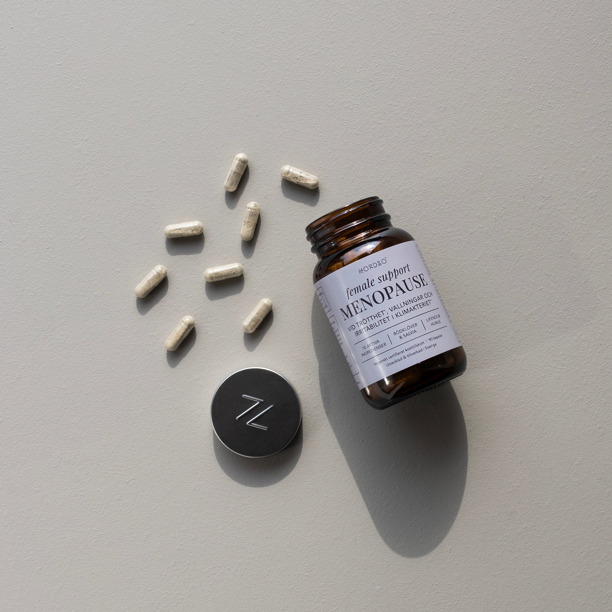 NORDBO FEMALE SUPPORT MENOPAUSE 90 KAP - VEGANSK