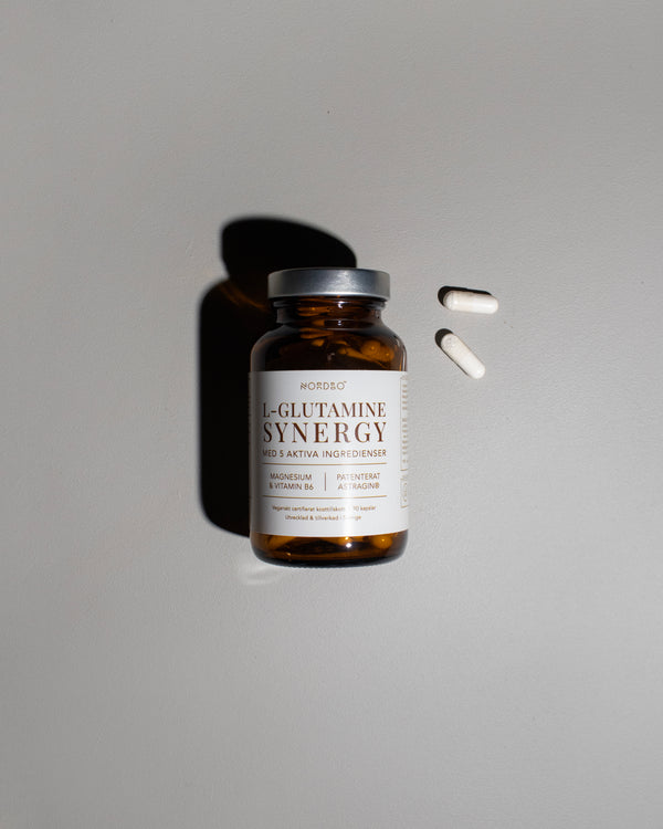 NORDBO L-GLUTAMINE SYNERGY 90 KAP - VEGANSK