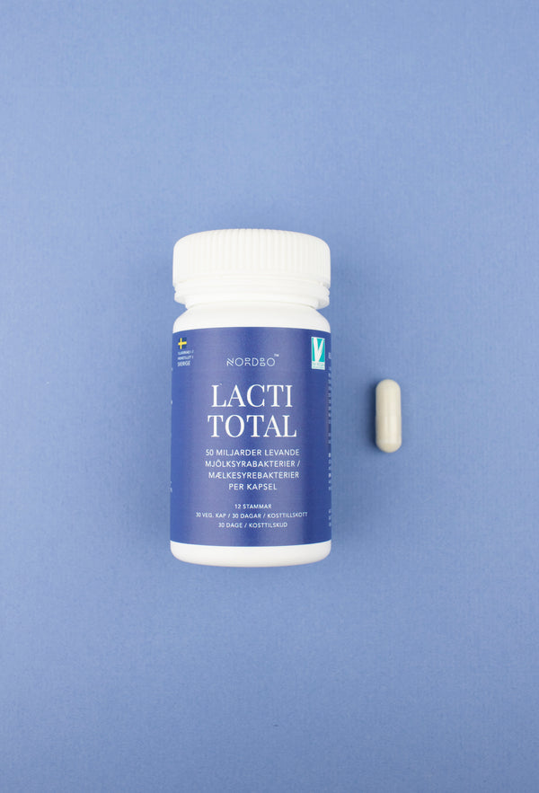 NORDBO LACTITOTAL 30 KAPSLER - VEGANSK