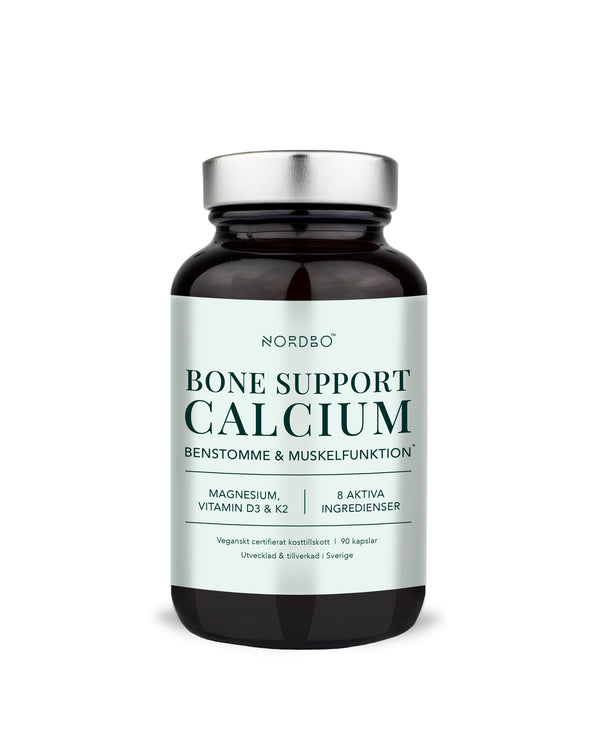 NORDBO BONE SUPPORT CALCIUM 90 KAP - VEGANSK