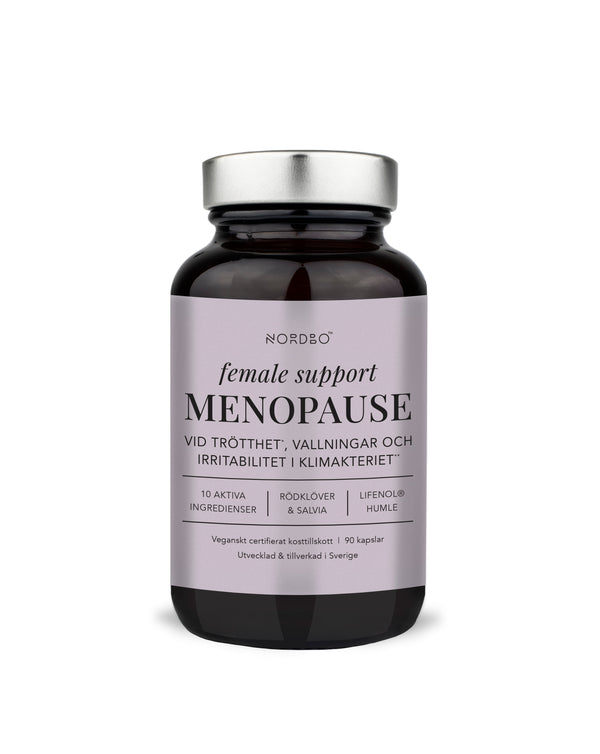 NORDBO FEMALE SUPPORT MENOPAUSE 90 KAP - VEGANSK