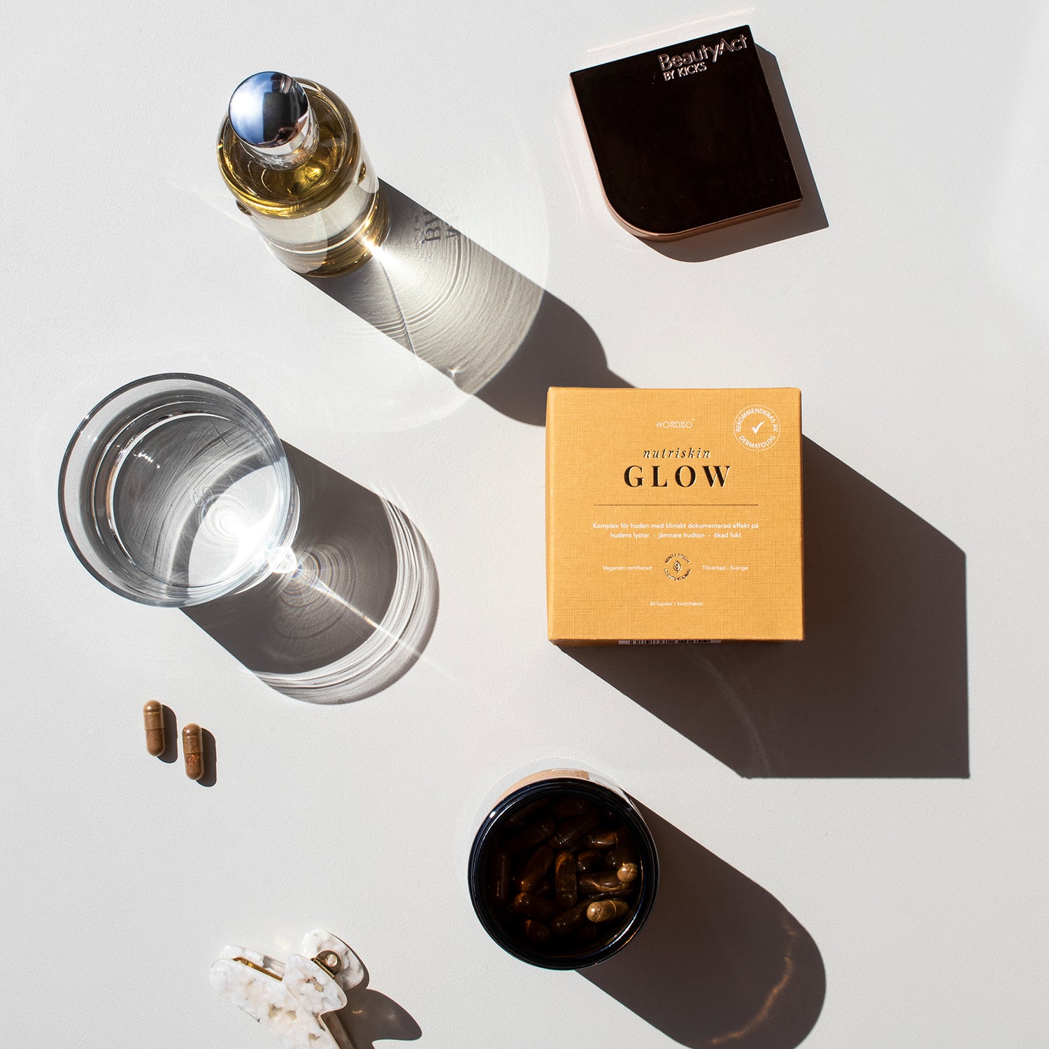 NORDBO NUTRISKIN GLOW 60 KAPSLER - VEGANSK