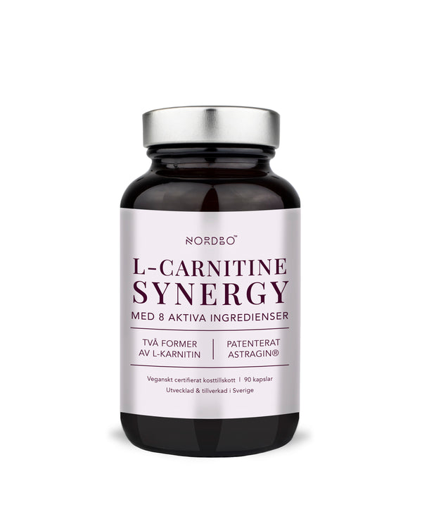 NORDBO L-CARNITINE SYNERGY 90 KAP - VEGANSK