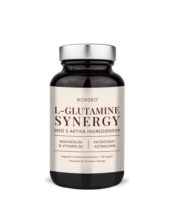 NORDBO L-GLUTAMINE SYNERGY 90 KAP - VEGANSK