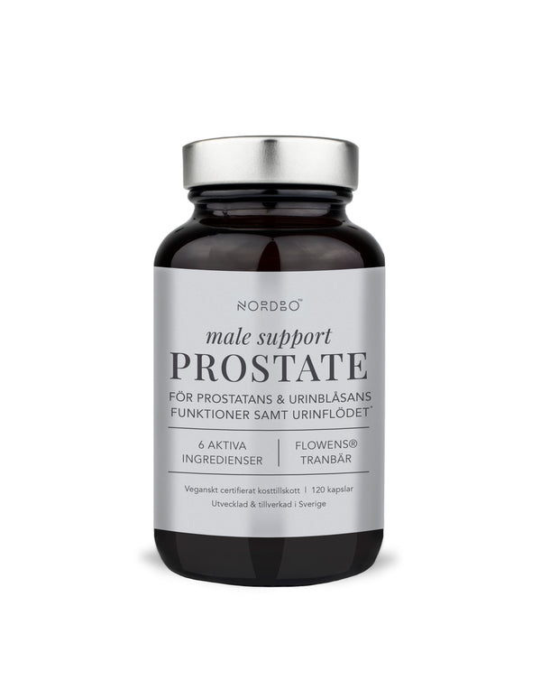 NORDBO MALE SUPPORT PROSTATE 120 KAP - VEGANSK