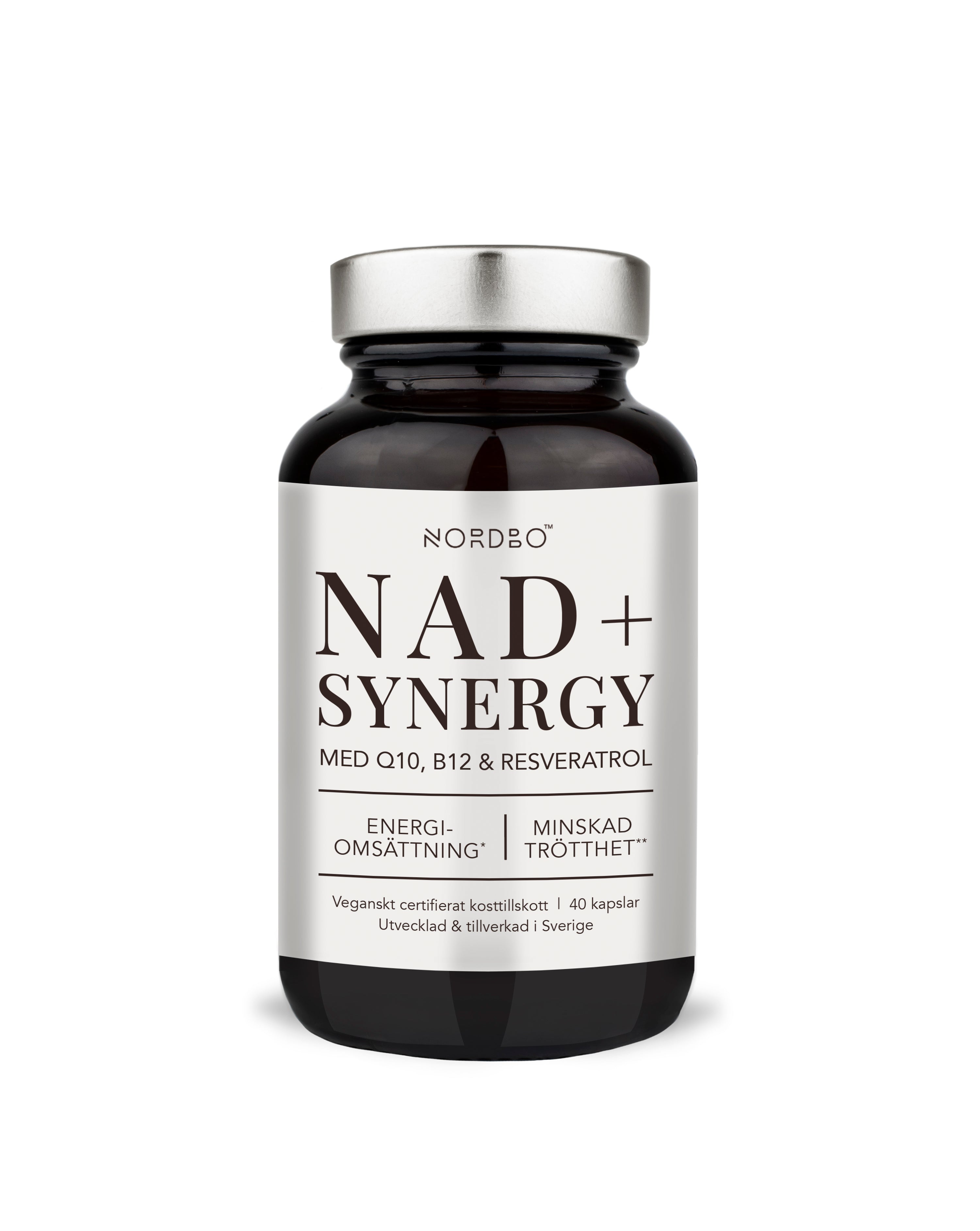 NORDBO NAD+ SYNERGY 40 KAP - VEGANSK