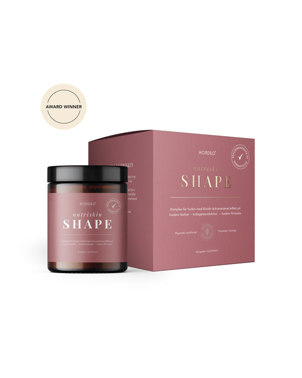 NORDBO NUTRISKIN SHAPE 60 KAPSLER - VEGANSK