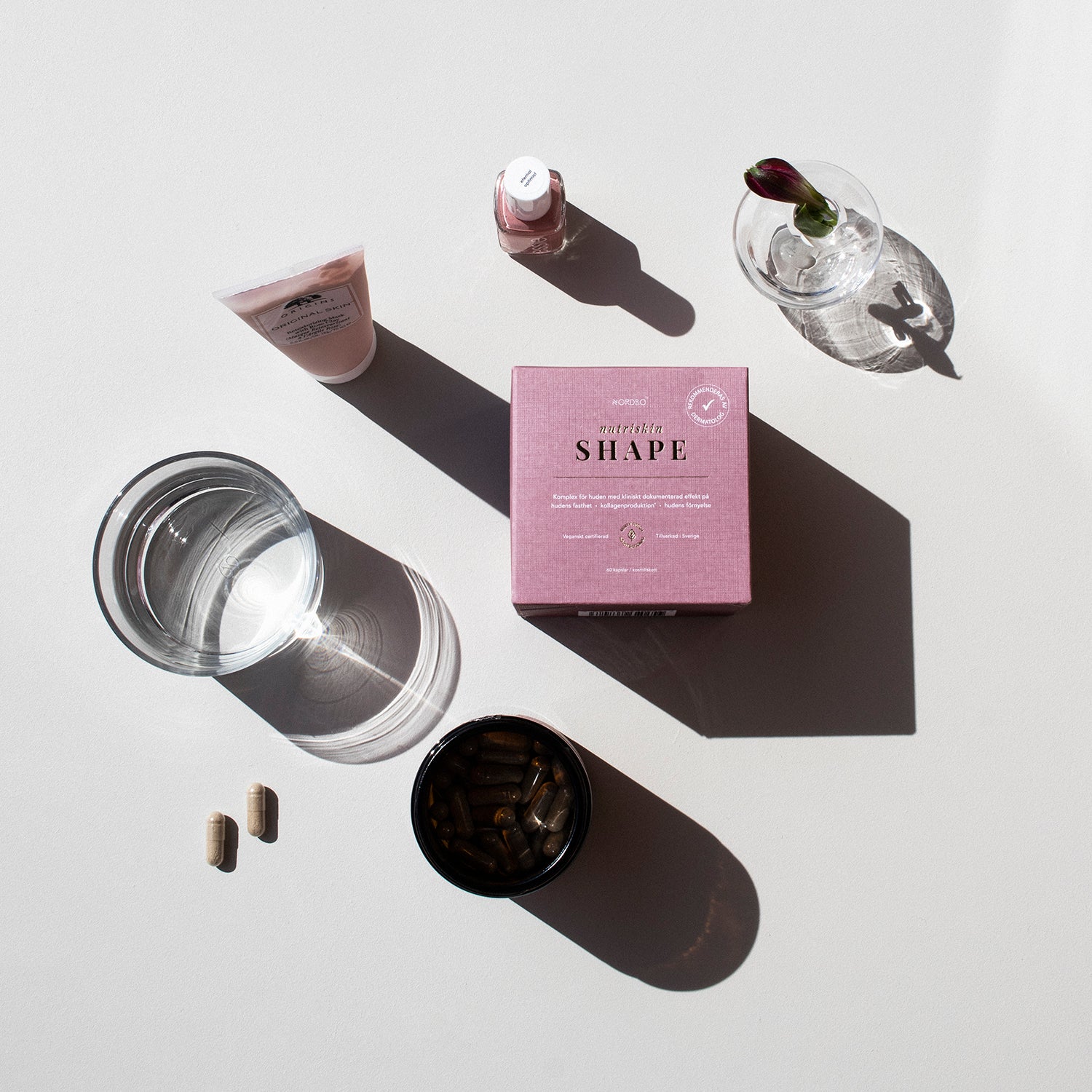 NORDBO NUTRISKIN SHAPE 60 KAPSLER - VEGANSK