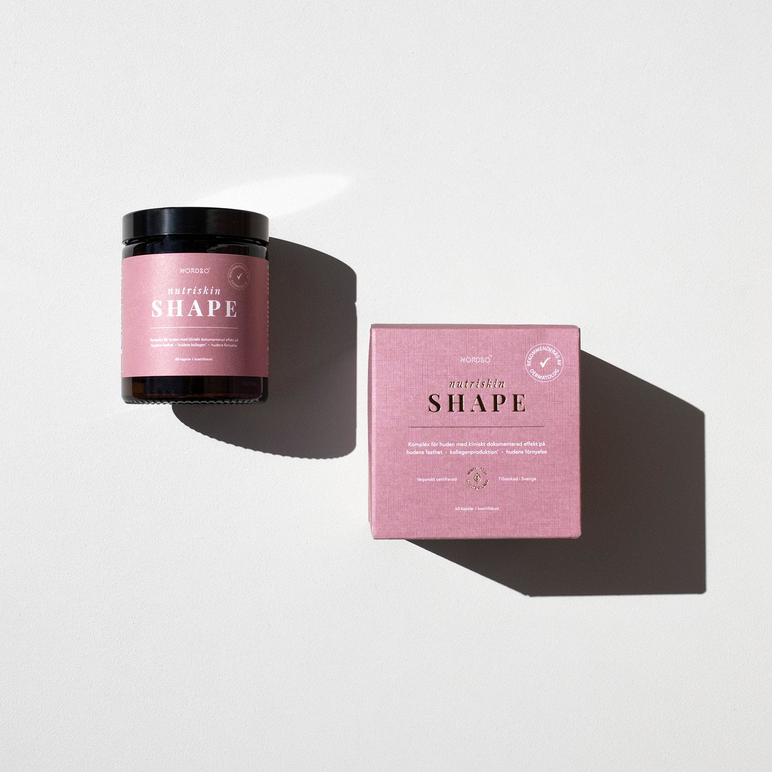 NORDBO NUTRISKIN SHAPE 60 KAPSLER - VEGANSK