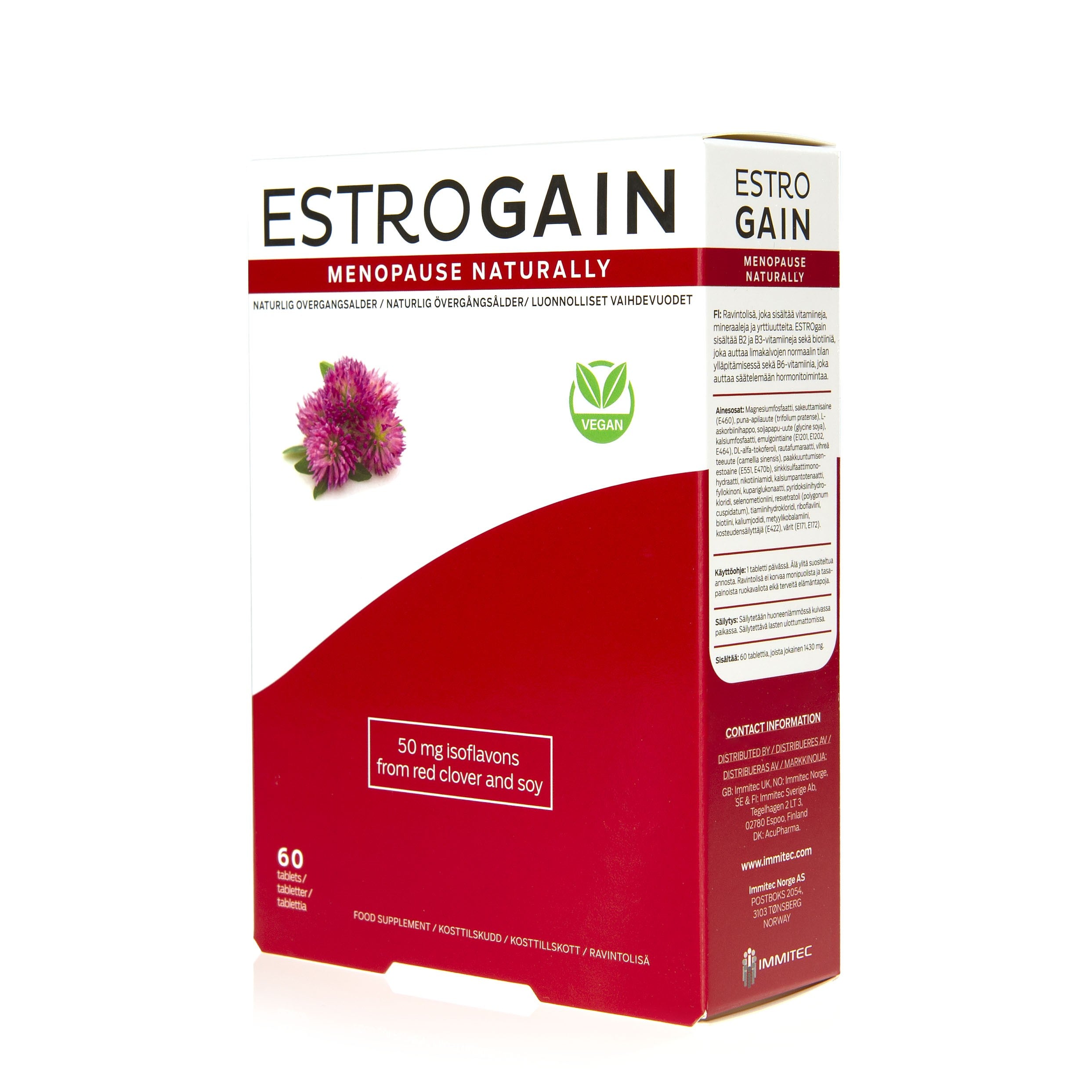 ESTROGAIN 60 tabl. (til 2 mdr.)