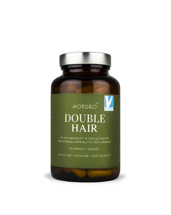 NORDBO DOUBLE HAIR 60 KAPSLER - VEGANSK