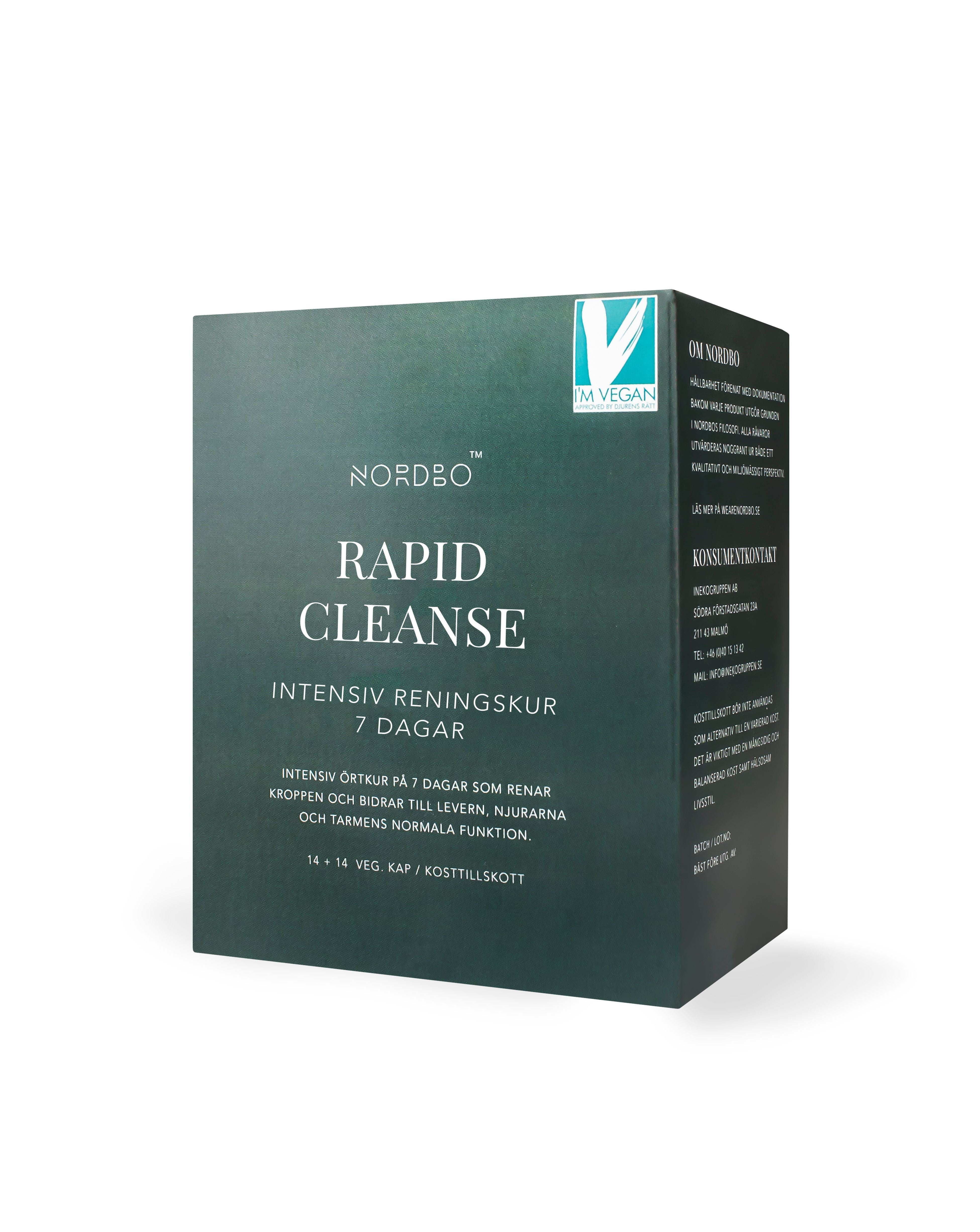 NORDBO RAPID CLEANSE - VEGANSK
