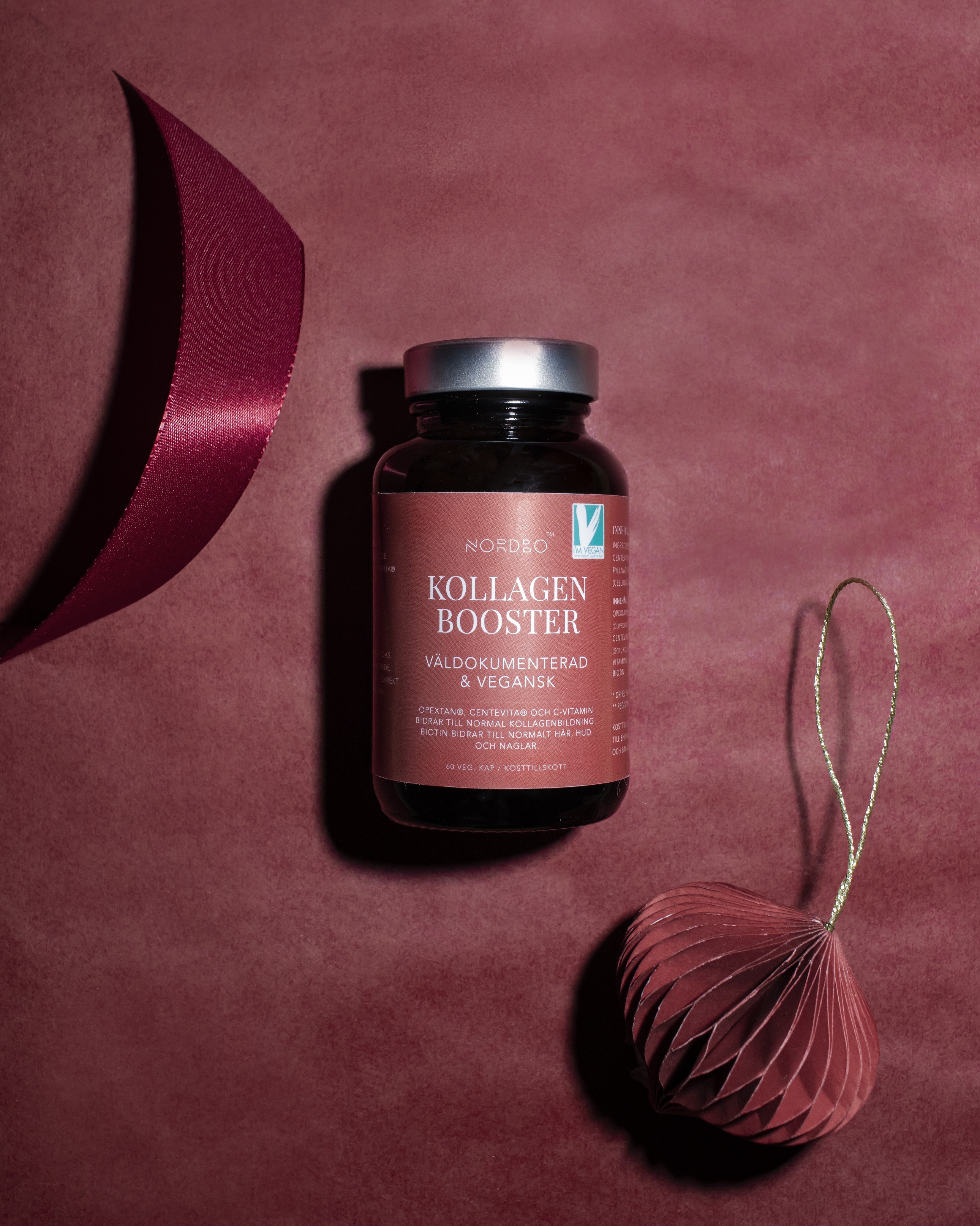 NORDBO KOLLAGEN BOOSTER 60 KAPSLER - VEGANSK