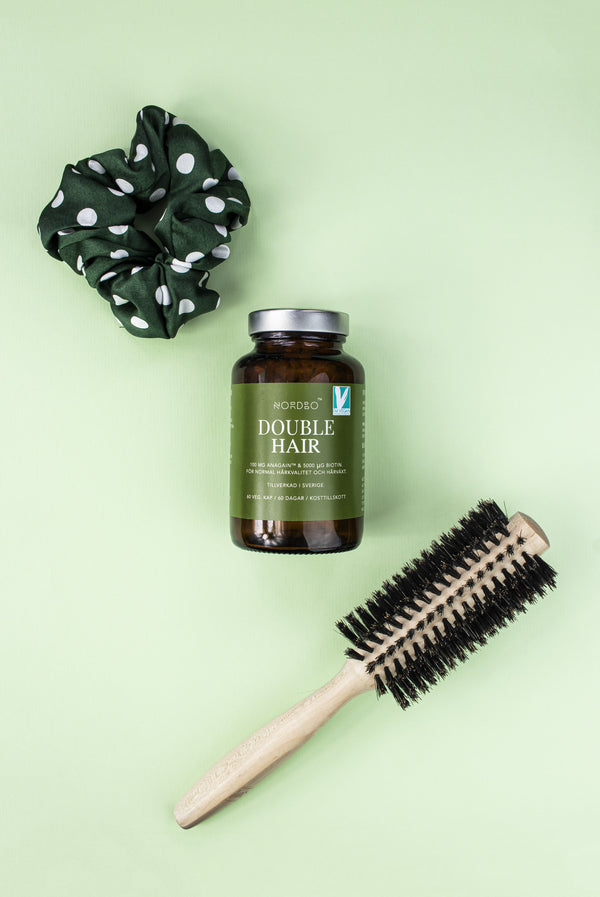 NORDBO DOUBLE HAIR 60 KAPSLER - VEGANSK