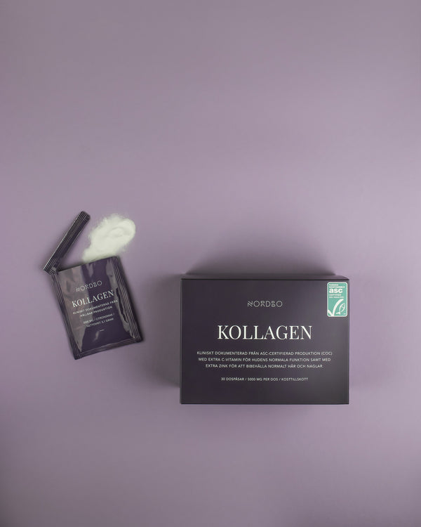 NORDBO KOLLAGEN 30 POSER/180 G. - ASC CERTIFICERET