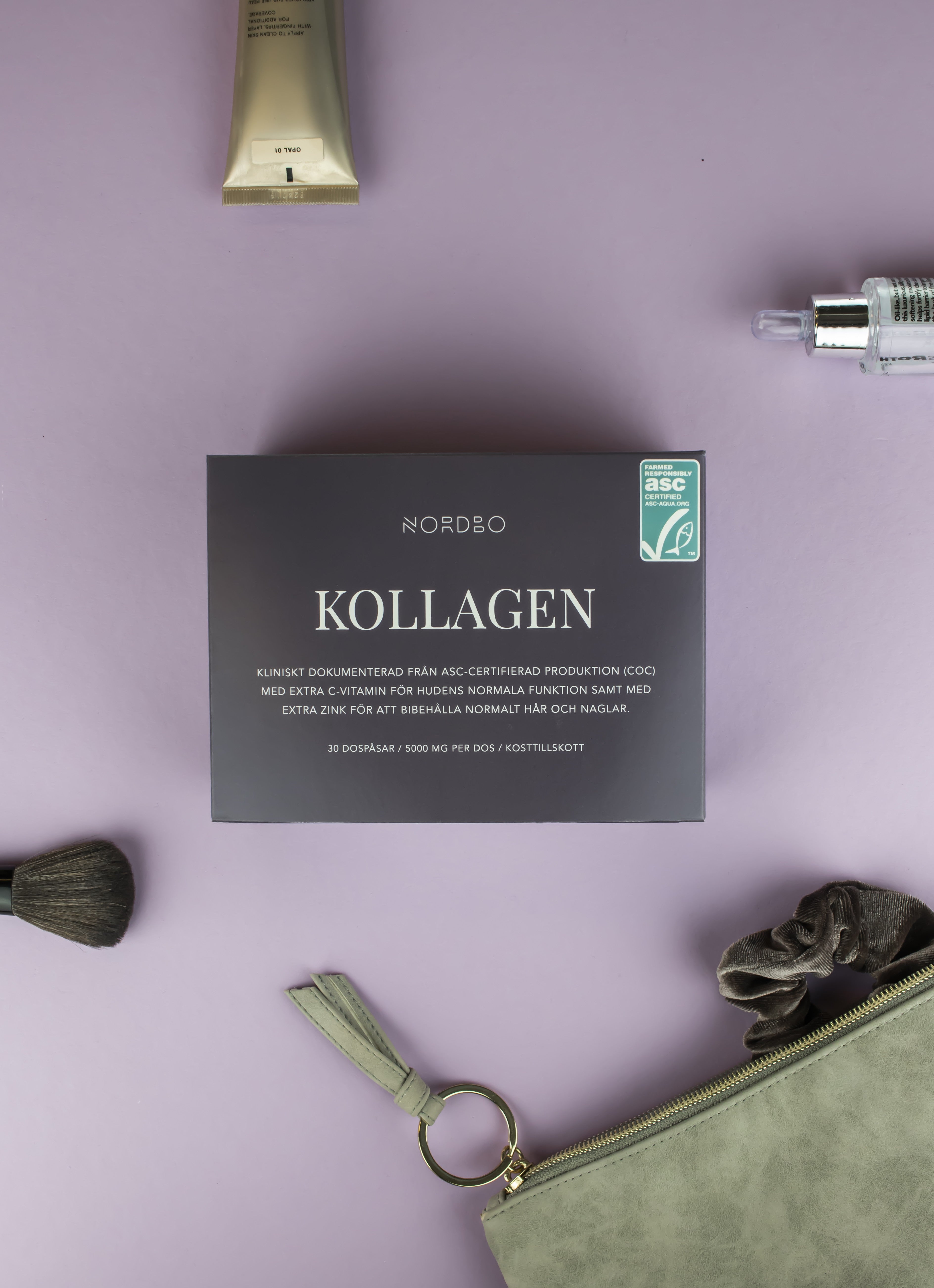 NORDBO KOLLAGEN 30 POSER/180 G. - ASC CERTIFICERET