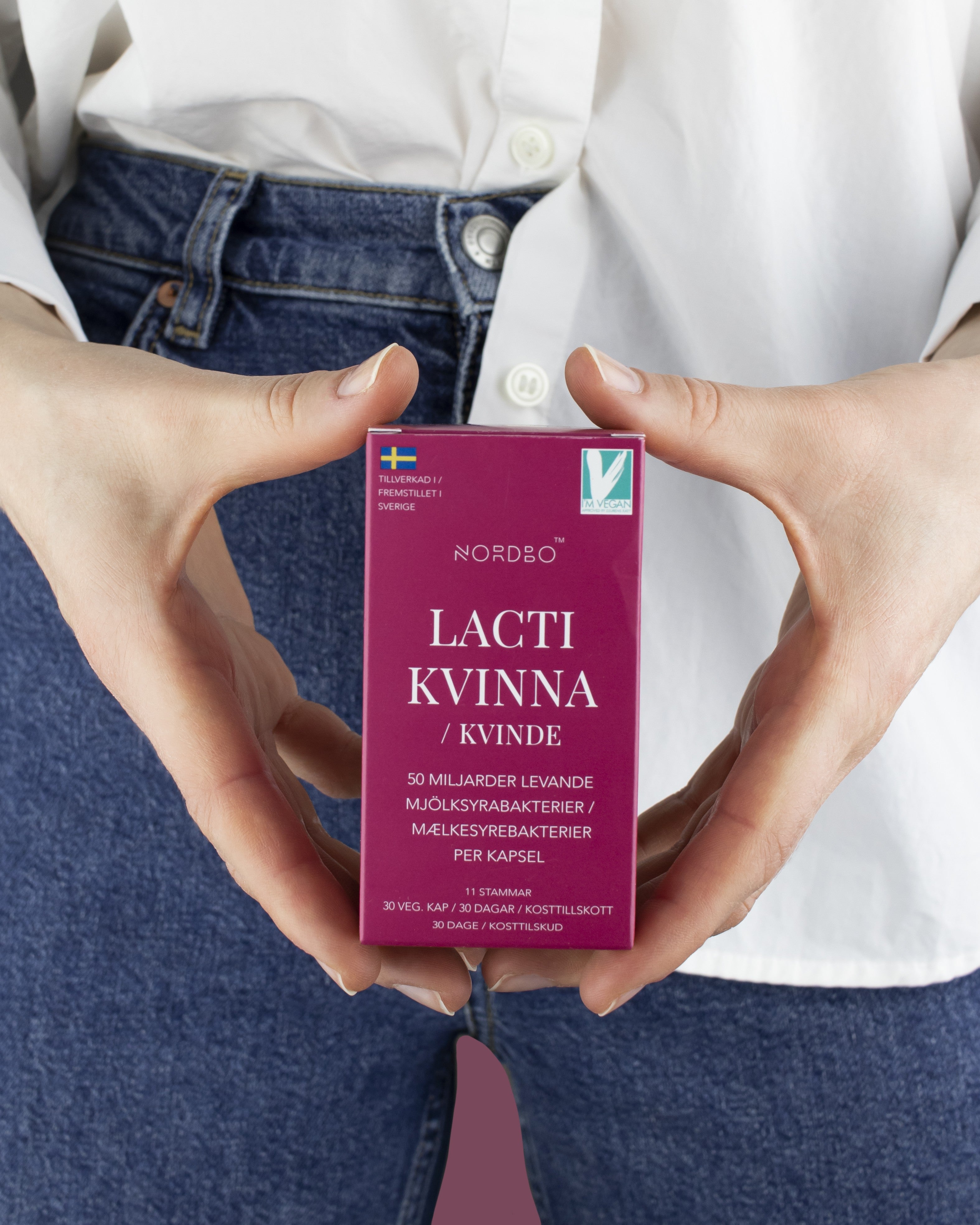 NORDBO LACTIKVINDE 30 KAPSLER - VEGANSK