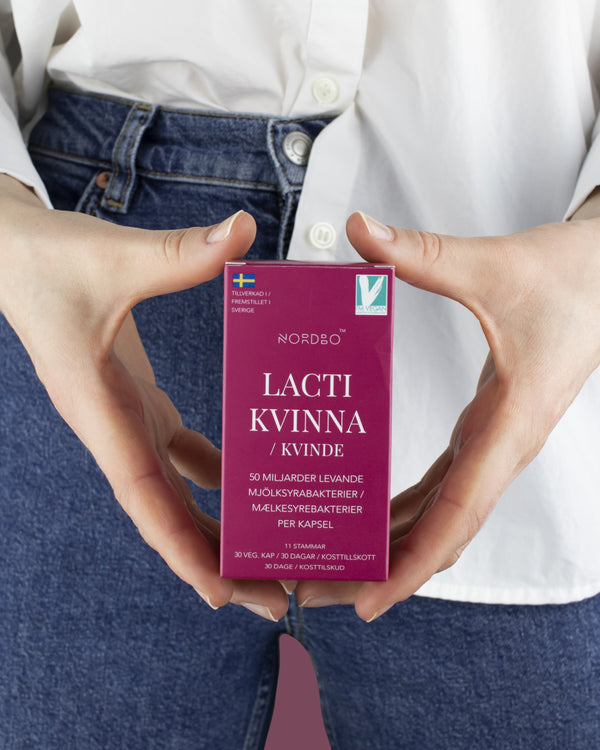NORDBO LACTIKVINDE 30 KAPSLER - VEGANSK