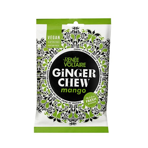 GINGER CHEW MANGO 120g Vegansk og Glutenfri