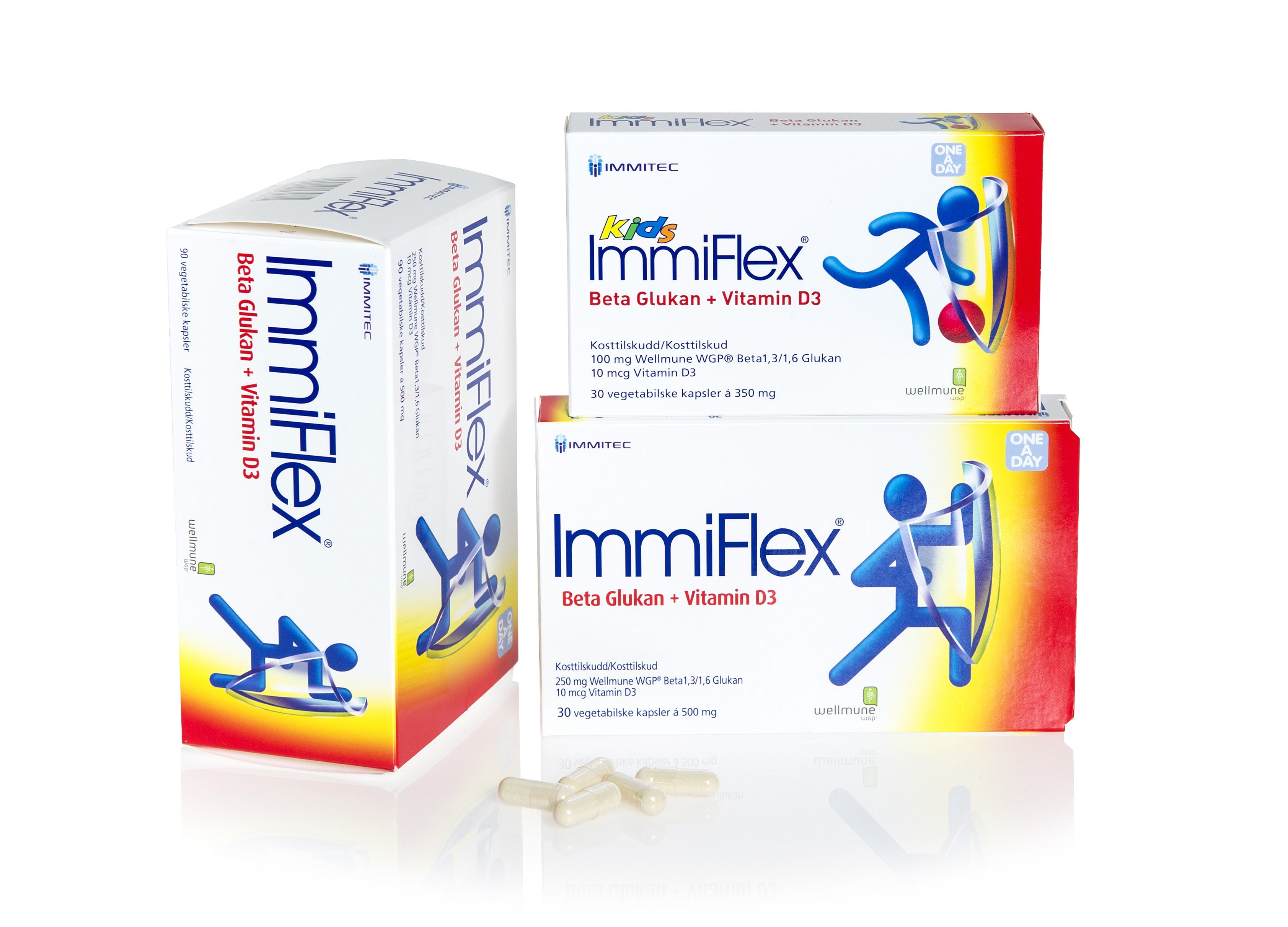 ImmiFlex - 90 kapsler á 250 mg.